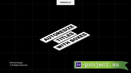 Videohive - Box Titles 2.0 | AE - 54975744 - Project for After Effects