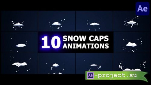 Videohive - Snow Caps Animations | After Effects - 55009792 - Project for After Effects