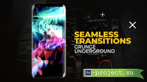 Videohive - Vertical Grunge Underground Transitions | After Effects - 55000315 - Project for After Effects