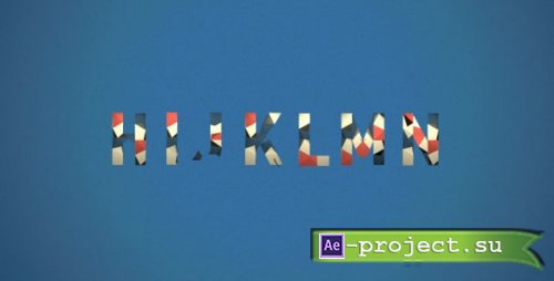 Videohive - Animated Triangle Alphabet - 6425371 - Project for After Effects