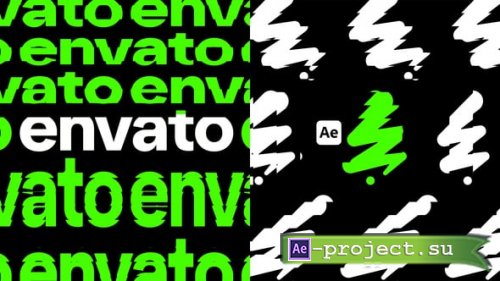 Videohive - Kinetic Loop Logos - 55014944 - Project for After Effects