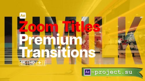 Videohive - Premium Transitions Zoom Titles - 55045274 - Project for After Effects