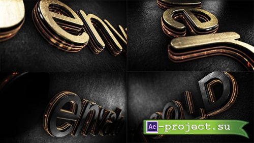 Videohive - Black Gold Logo  - 9343294 - Project for After Effects