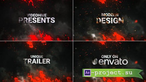 Videohive - Blockbuster Trailer Teaser // Fire Powerful Trailer - 46552432 - Project for After Effects