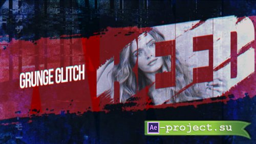 Videohive - Grunge Glitch intro - 55015606 - Project for After Effects