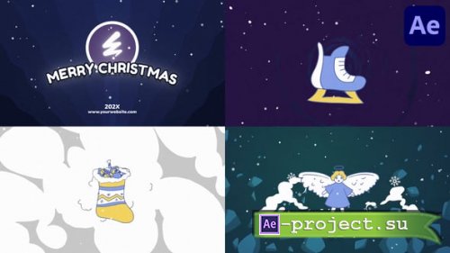 Videohive - Christmas Morphing Logo | After Effects - 55056100 - Project for After Effects