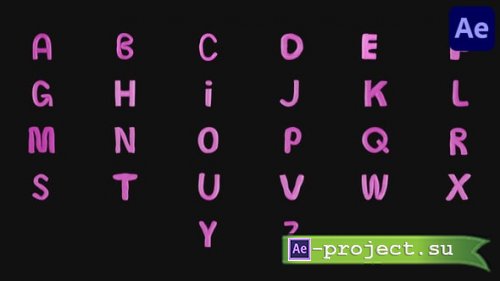 Videohive - Plasticine Animated Typeface | After Effects - 55035351 - Project for After Effects