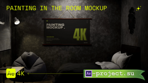 Videohive - Painting in The Room Mockup - 55045124 - Project for After Effects