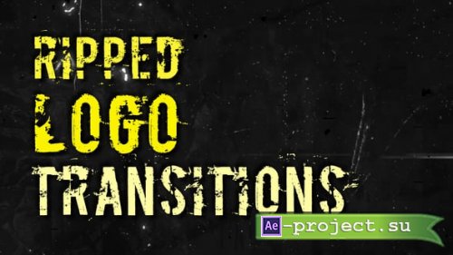 Videohive - Ripped Logo Transitions - 55047752 - Project for After Effects