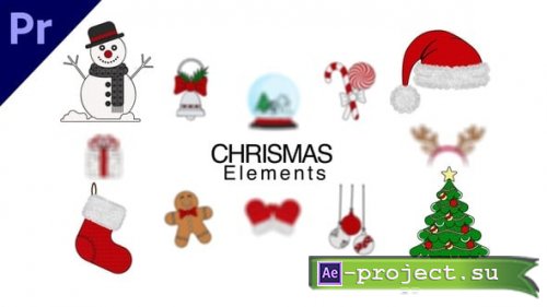 Videohive - Christmas Elements - 55063862 - Premiere Pro Templates