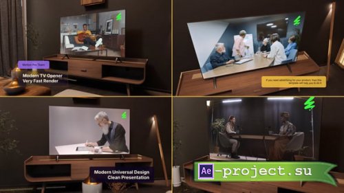 Videohive - Modern TV Screen Opener - 55060564 - Project for After Effects