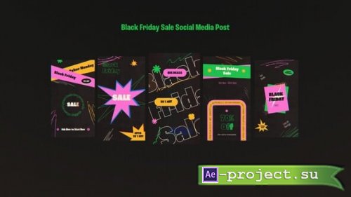 Videohive - Black Friday Sale Social Media Post - 55071202 - Project for After Effects