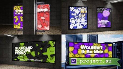 Videohive - Billboard Mockups Promo - 55079179 - Project for After Effects