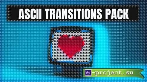 Videohive - ASCII Transitions Pack | After Effects - 55094401 - Project for After Effects