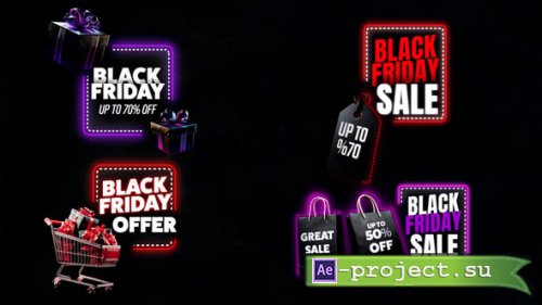 Videohive - Black Friday Sale Lower Thirds - 55101082 - Project for After Effects