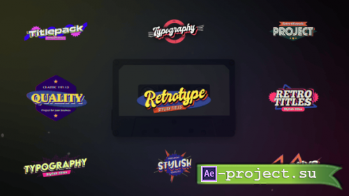 Videohive - Retro Titles - 55096868 - Project for After Effects