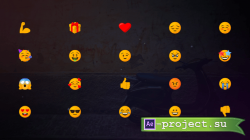 Videohive - Animated Emoji vol.01 - 55096901 - Project for After Effects