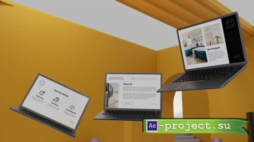 Videohive - Laptop Mockup Website Presentation - 55105913 - Project for After Effects