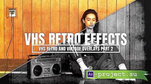 Videohive - VHS Retro And Vintage Overlays Part 2 54577823 - Project For Final Cut & Apple Motion