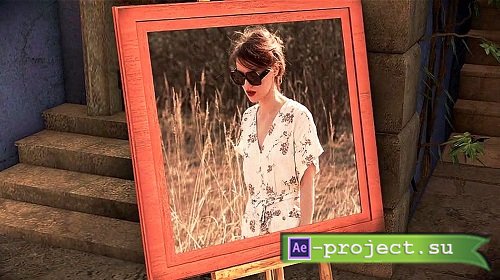 Photo Gallery In An Old Courtyard 1338120 - After Effects Templates