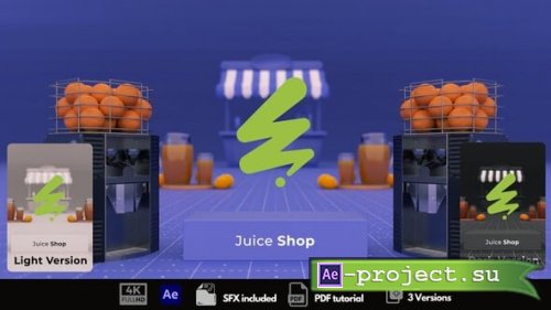 Videohive - Juice Shop Opener - 55109227 - Project for After Effects