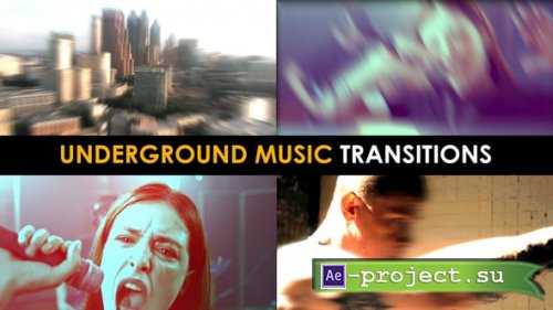 Videohive - Underground Music Transitions | After Effects - 55113836 - Project for After Effects