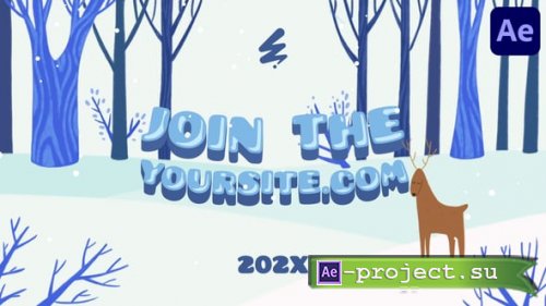 Videohive - Winter Forest Logo | After Effects - 55088059 - Project for After Effects