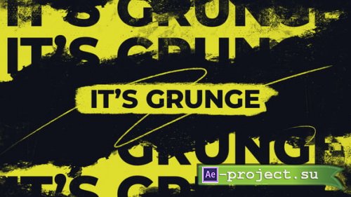 Videohive - Grunge Brush Intro Logo - 55096645 - Project for After Effects