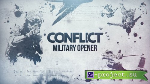 Videohive - Military Opener // Conflict - 20718063 - Project for After Effects