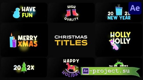 Videohive - Christmas Titles for After Effects - 55154952 - Project for After Effects