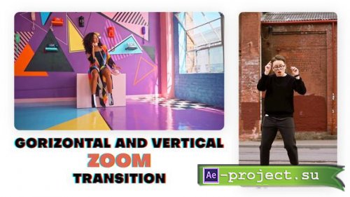 Videohive - Horizontal | Vertical | Zoom Transition - 55136753 - Project for After Effects