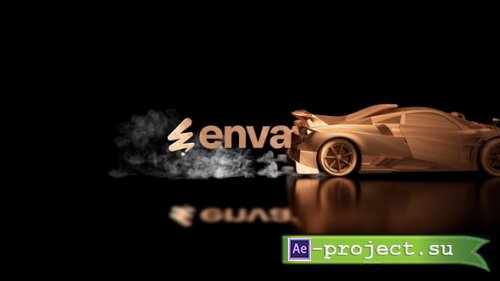 Videohive - Wooden sports car logo - 54677431 - Project for After Effects