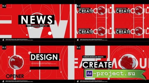 Videohive - News Intro V 0.2 - 55152071 - Project for After Effects