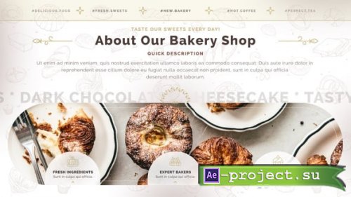 Videohive - Bakery Shop Promo - 55161534 - Project for After Effects