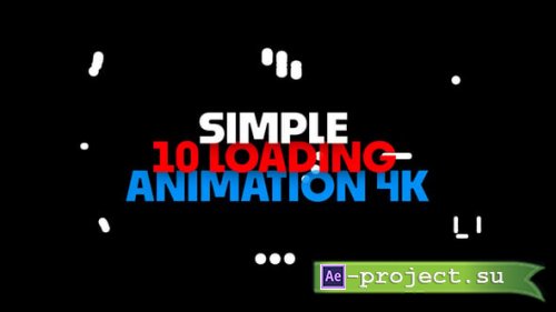 Videohive - Simple Loading animations pack - 54973220 - Project for After Effects