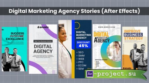 Videohive - Digital Marketing Agency Stories - Ads Promo - 55167034 - Project for After Effects