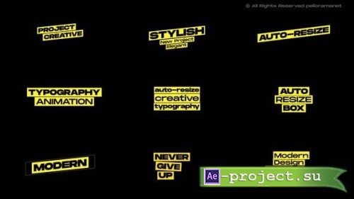 Videohive - Auto-Resize Titles 2.0 | AE - 55167565 - Project for After Effects