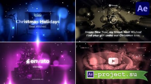 Videohive - Christmas Wishes Typography for After Effects - 55166926 - Project for After Effects