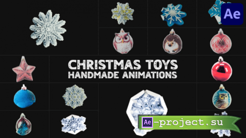 Videohive - Christmas Toys Handmade Animations | After Effects - 55183502 - Project for After Effects