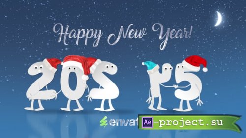 Videohive - New Year Cartoon 2025 | After Effects - 55227061 - Project for After Effects