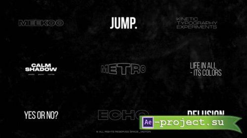 Videohive - RGB Echo Titles _AE - 55229224 - Project for After Effects