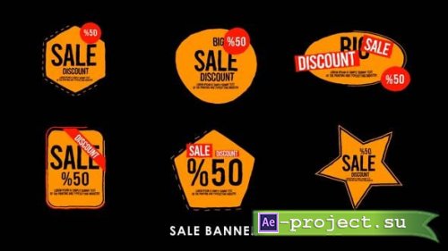 Videohive - Sale Banner Pack - 55233091 - Project for After Effects