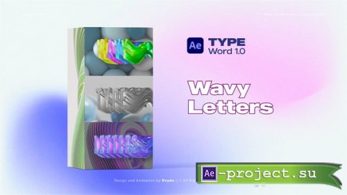 Videohive - Wavy Letters Animation - 55253760 - Project for After Effects