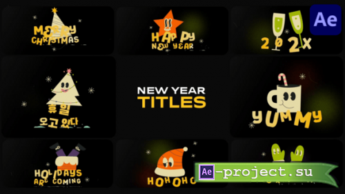 Videohive - New Year Titles for After Effects - 55262756 - Project for After Effects