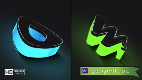 Videohive - Glow 3D Logo Reveal - 55064031 - Project for After Effects