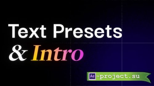 Videohive - Text Intro - 55288104 - Project for After Effects