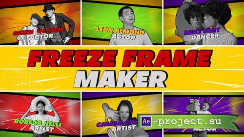 Videohive - Comic Style Freeze Frame - 55285988 - Project for After Effects