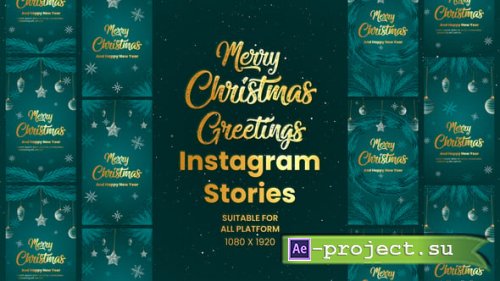 Videohive - Christmas And New Year Celebration Instagram Stories - 55287567 - Project for After Effects