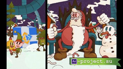 Videohive - Cartoon Christmas Gift - 55335691 - Project for After Effects