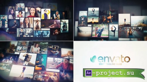 Videohive - Mosaic Photo Logo Reveal // Photo Logo Reveal - 43413777 - Project for After Effects